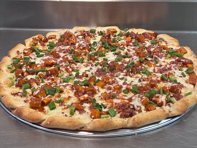 Nashville Buffalo Chicken Pizza.